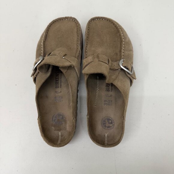 Birkenstock Buckley Suede Moc Toe Slip On Clogs Shoes Womens size 39 US 8 - Picture 4 of 8